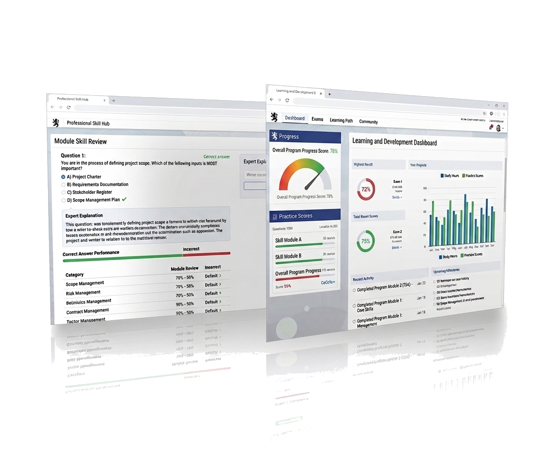 Notary Exam Guide progress dashboard preview